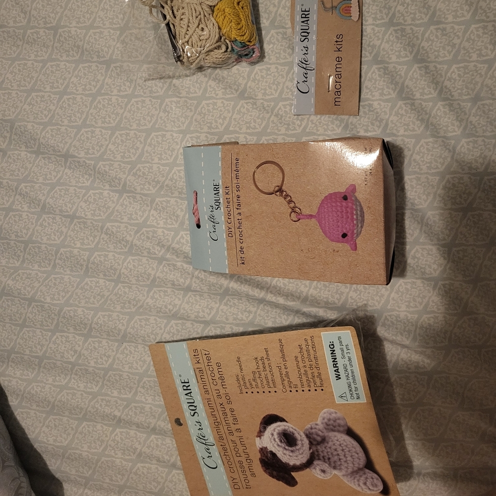 Various crochet kits